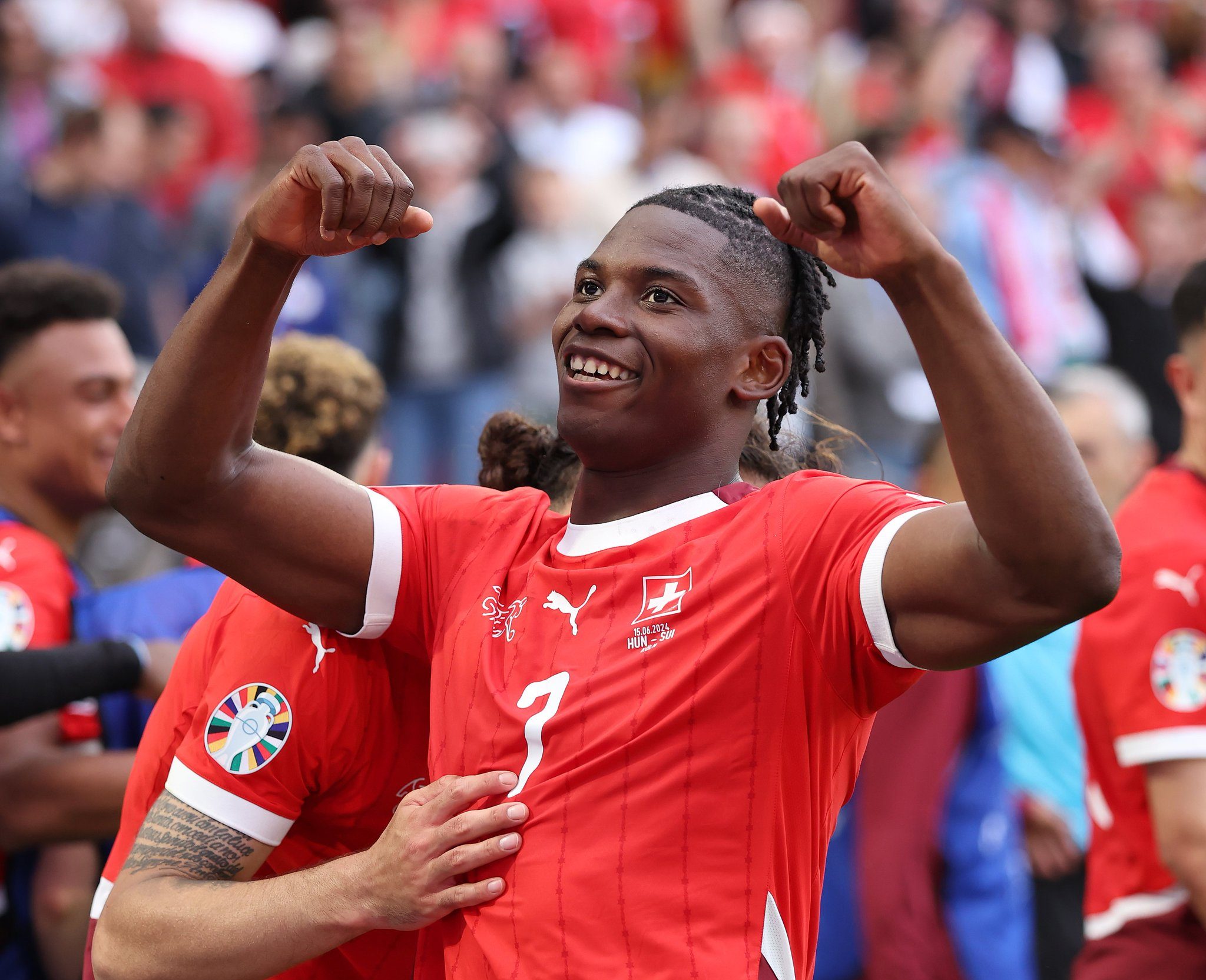 Switzerland beat Hungary 3-1 at RheinEnergieStadion
