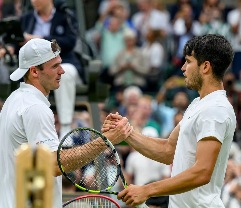 Alcaraz eliminates Paul and will face Medvedev at Wimbledon