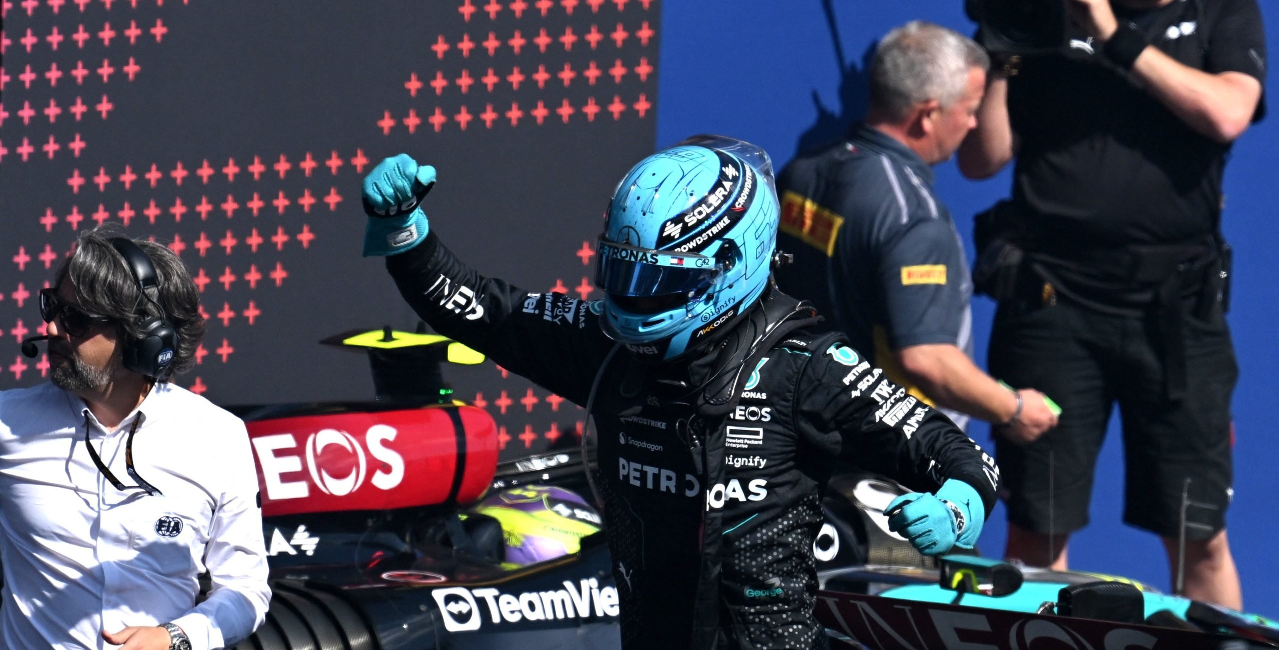 Russell triumphs at the Belgium GP, Mercedes with 1-2 at Spa 8