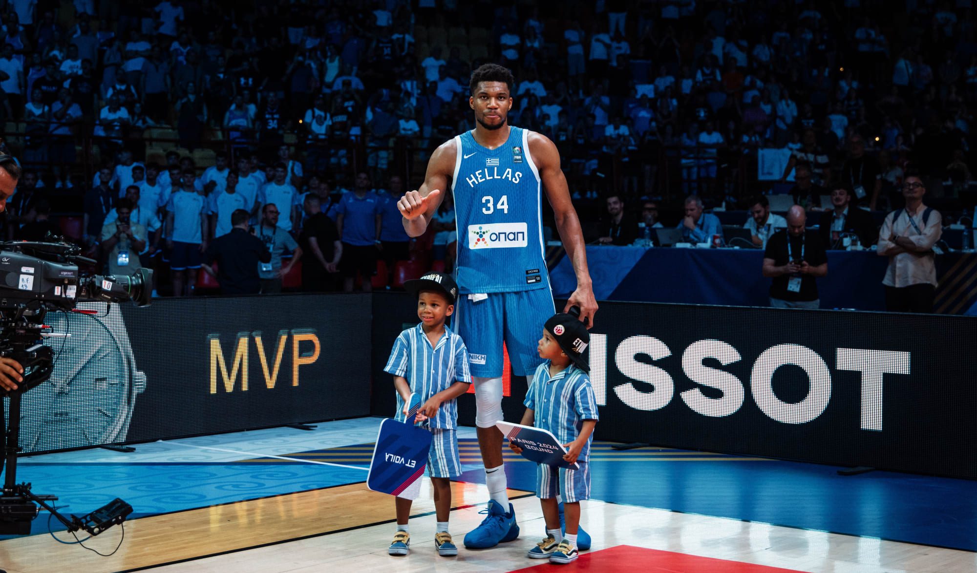 Giannis leads Greece and will play at his 1st Olympics