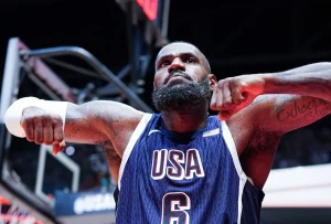 LeBron James named Team USA flag bearer for Paris Olympics