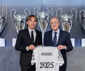 Modric inks new Real Madrid contract until 2025 9