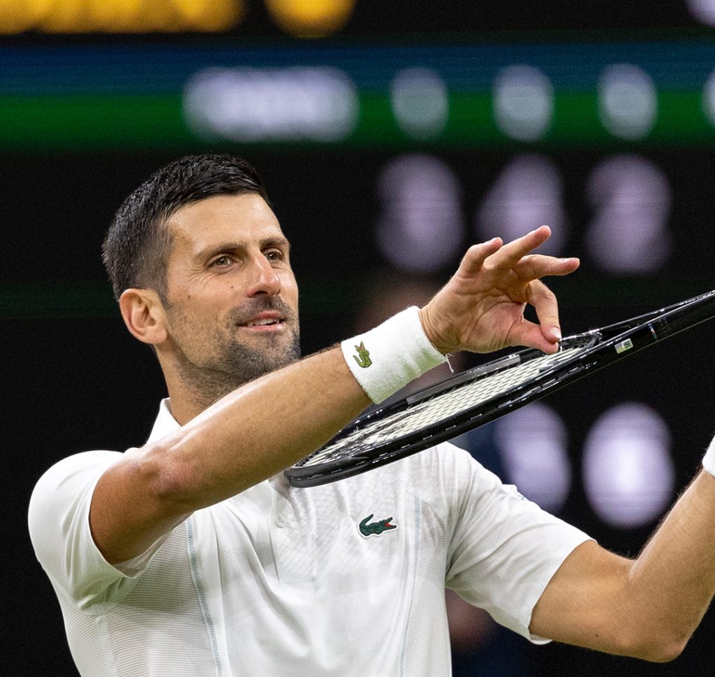 Djokovic blanks Rune to reach 1/4 finals at Wimbledon 1