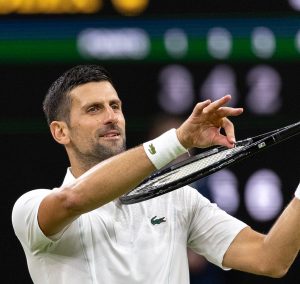 Djokovic blanks Rune to reach 1/4 finals at Wimbledon 7
