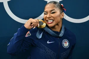 Jordan Chiles stripped off her floor bronze medal in Paris 2024