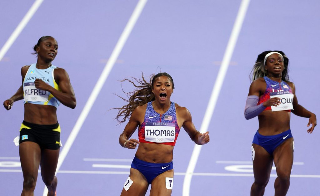 American Gabby Thomas wins 200m title in Paris 3