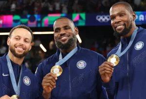 lebron james curry durant medals