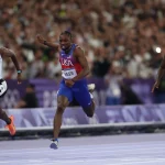 Noah Lyles grabs 100m gold in extraordinary photo finish final