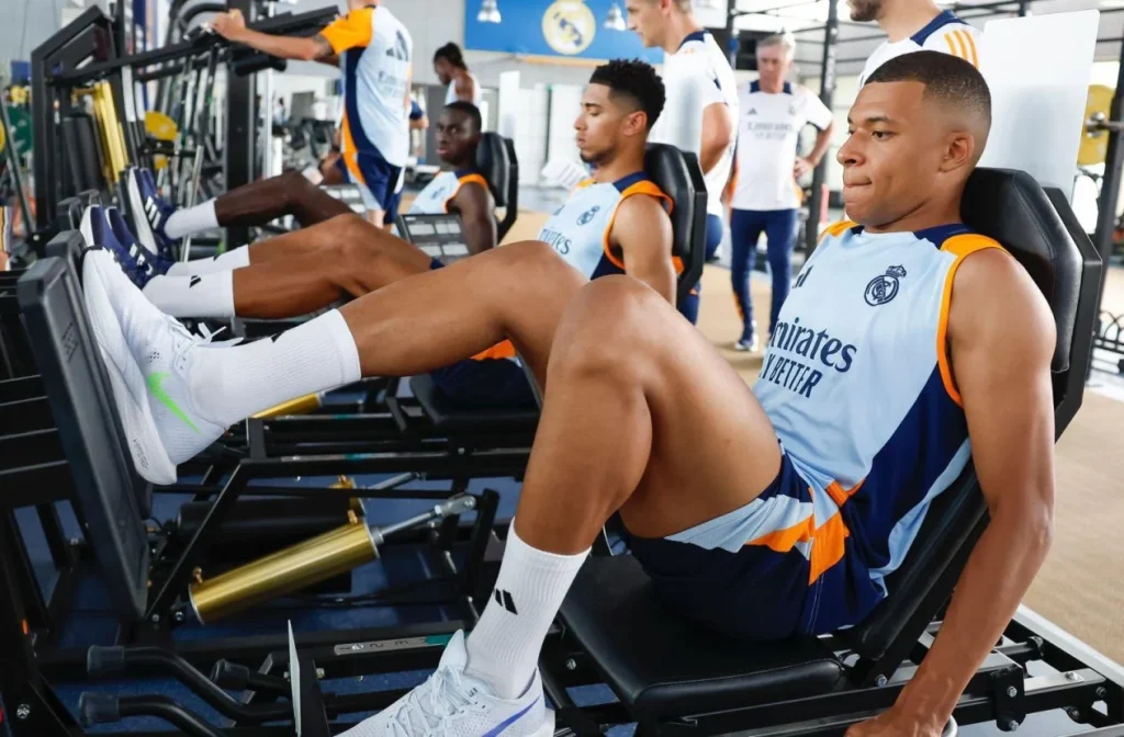 mbappe real madrid training