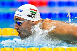 milak swimming 100 meteres butterfly