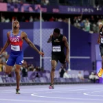 Quincy Hall comes from fourth to win 400m Olympic gold