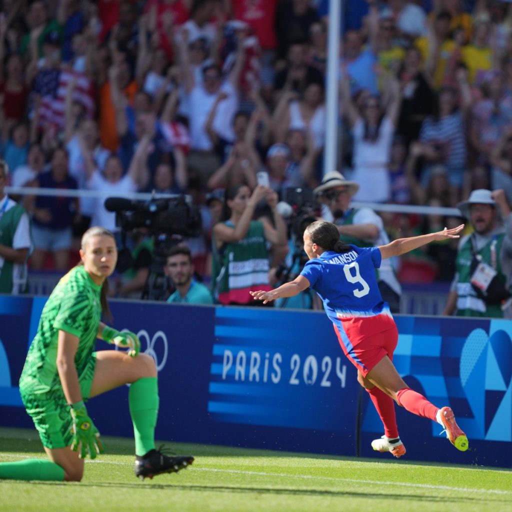 USA beat Brazil to win gold in women’s Olympic football 3