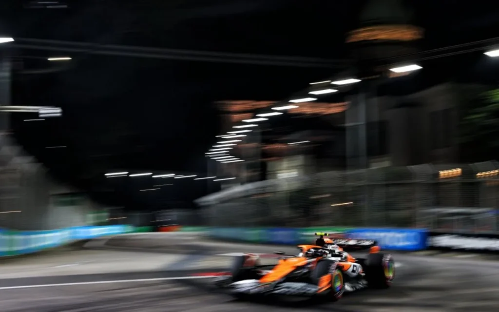 Norris wins Singapore pole ahead of Max Verstappen