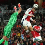 Arsenal beats PSG 2-0 for first Champions League win this season