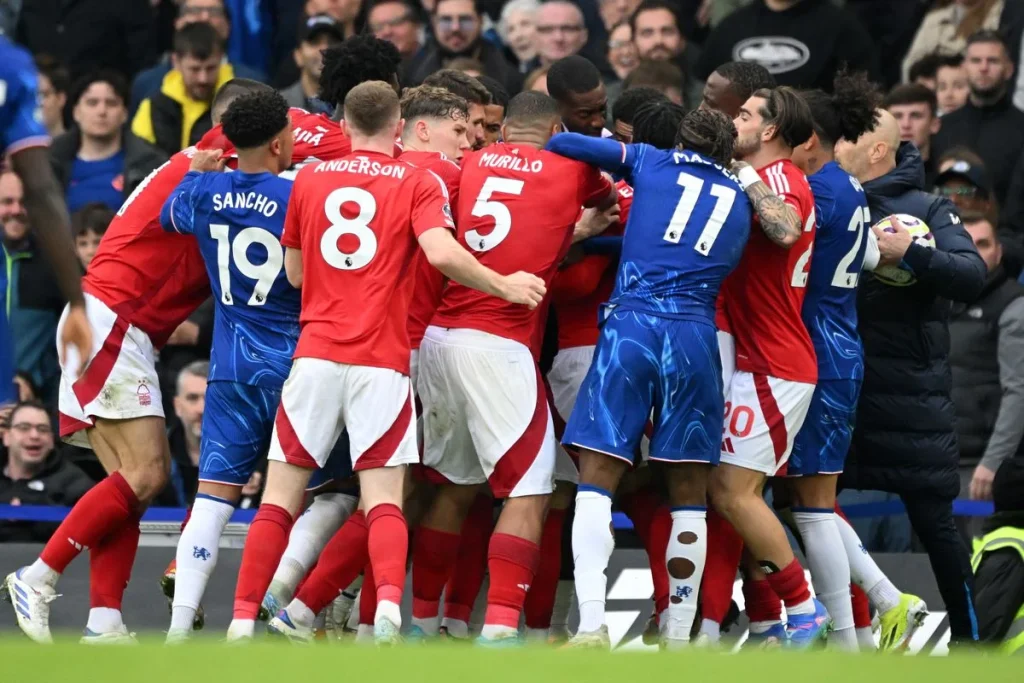 FA to investigate Chelsea and Forest after mass confrontation