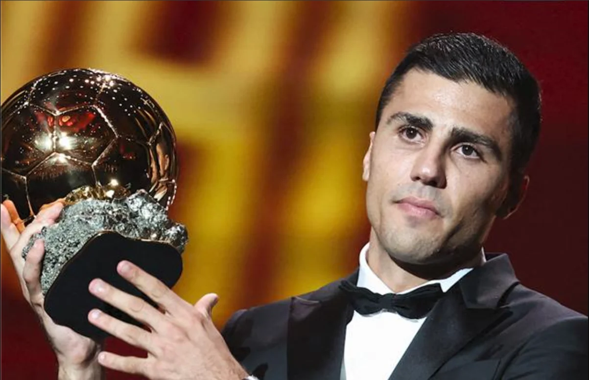 Rodri wins 2024 Ballon d’Or ahead of Vinicius Junior