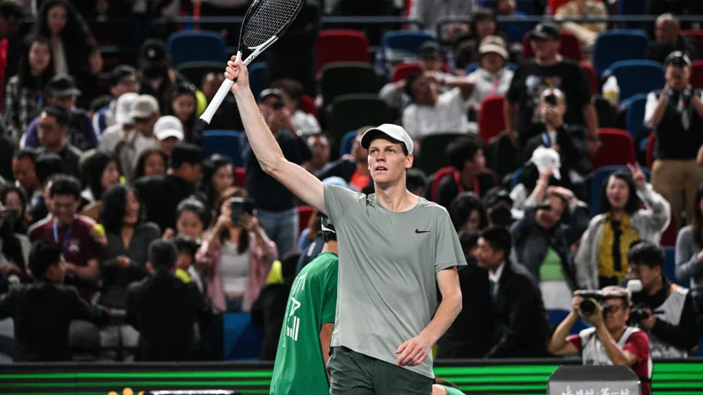 Sinner secures year-end top spot in ATP reaching Shanghai final