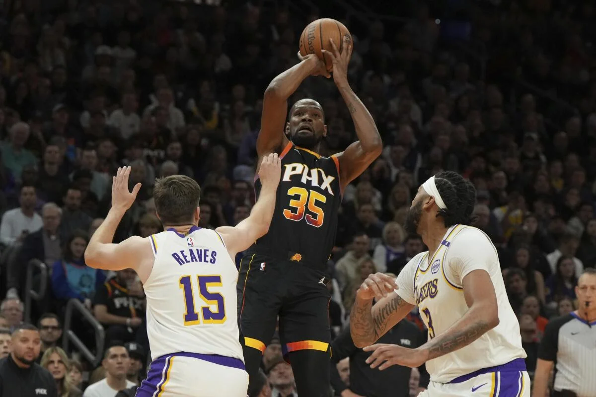 Beal and Durant both score 23, lead Phoenix to 127-100 win vs Lakers