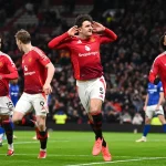 Man United with 10 men beat Ipswich 3-2 at Old Trafford