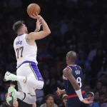 Lakers edge Clippers again as Doncic shines with 29 points