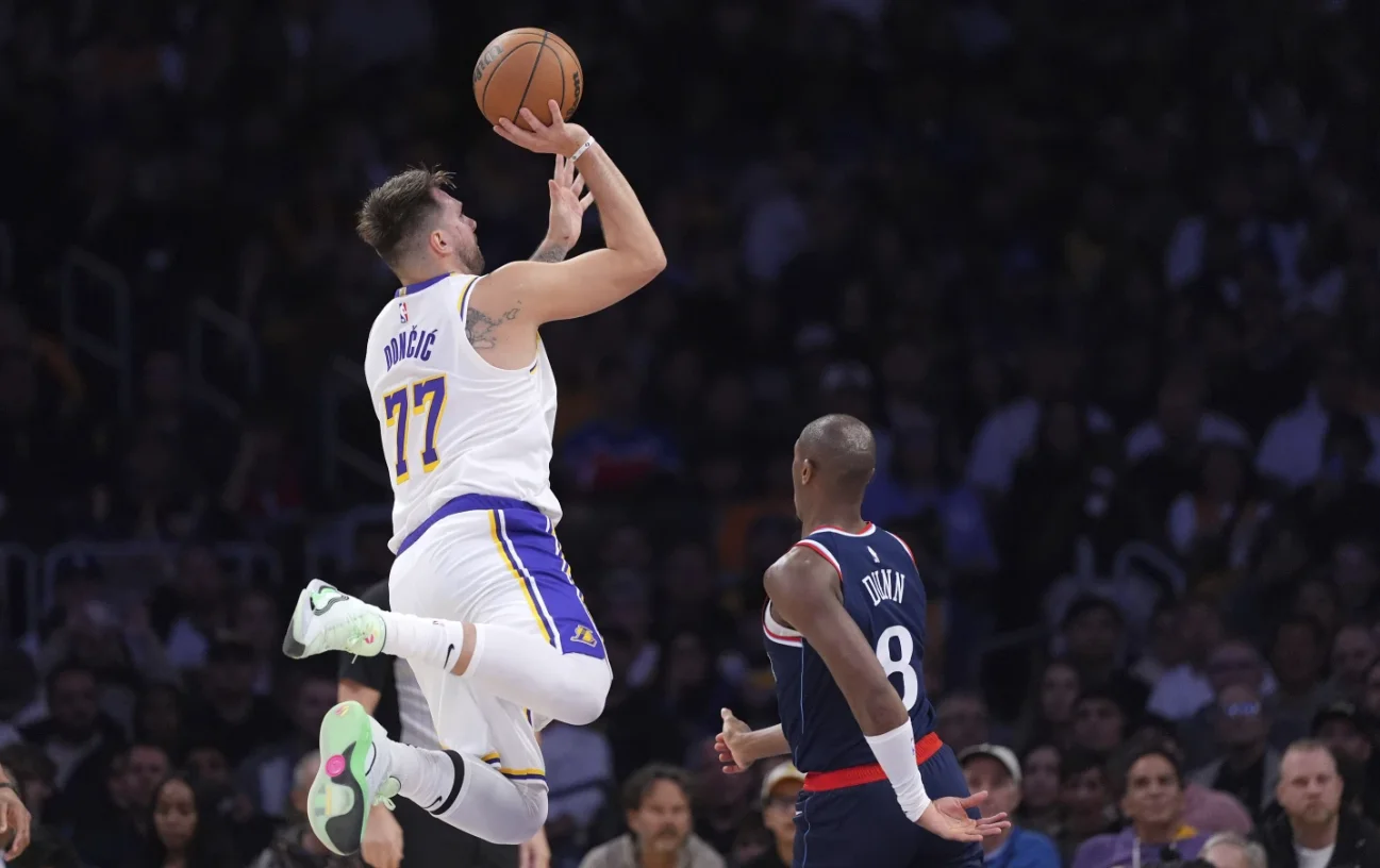 Lakers edge Clippers again as Doncic shines with 29 points