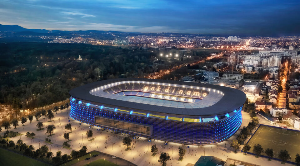 На 750 км от България: Динамо Загреб издига стадион бижу