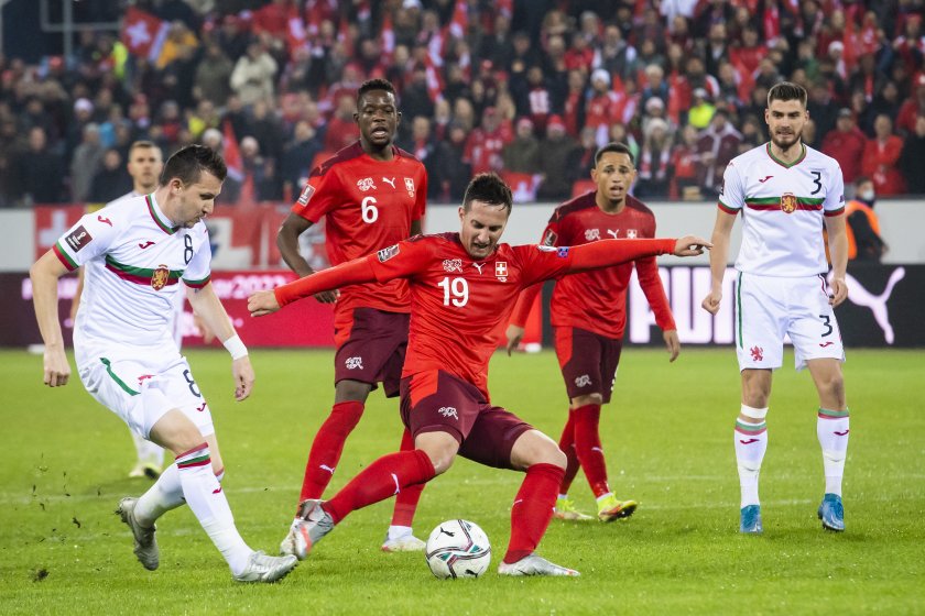 Швейцария разпиля България и се класира за Мондиал 2022 (ВИДЕО)
