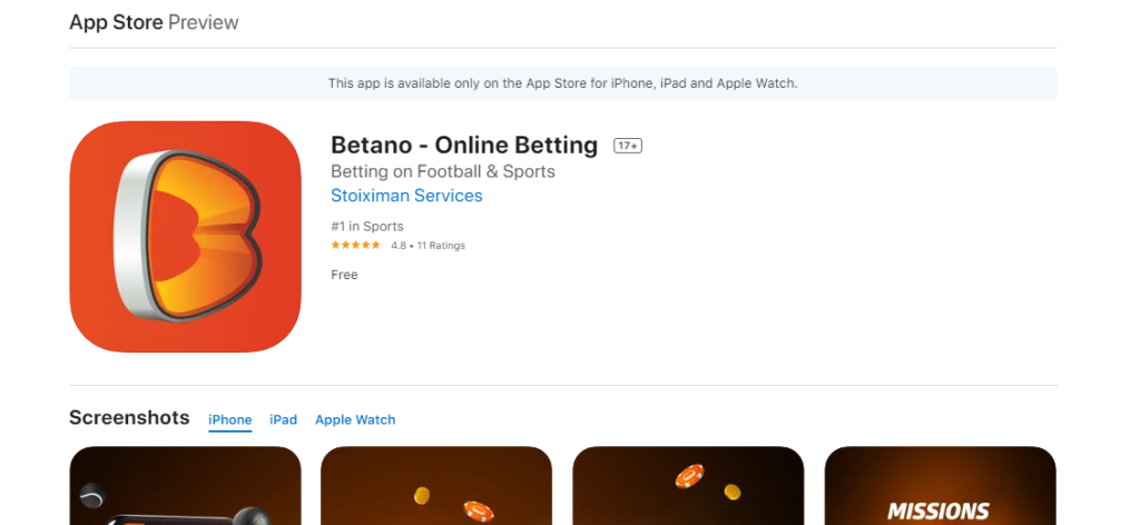 Betano Mobile App 2