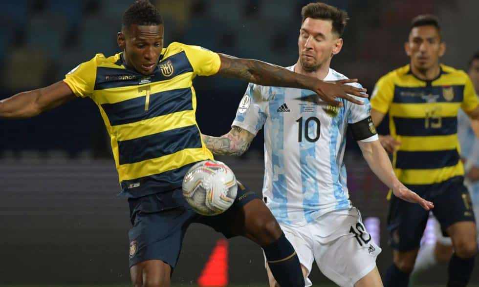 Еквадор отмъкна точка от Аржентина, Кайседо игра 8 минути 1