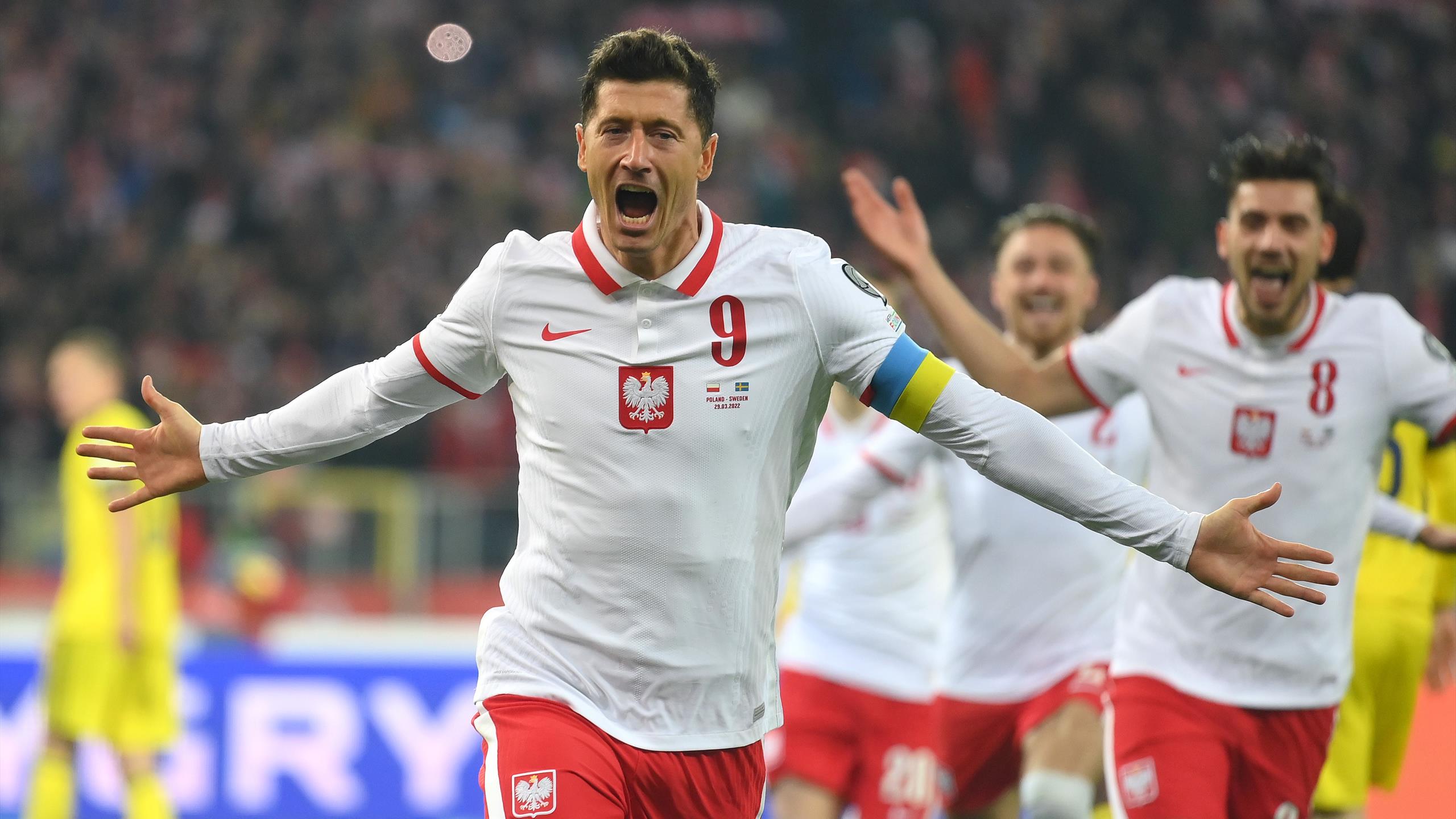 Полша спечели мястото си на Мондиал 2022 след успех над Швеция 1