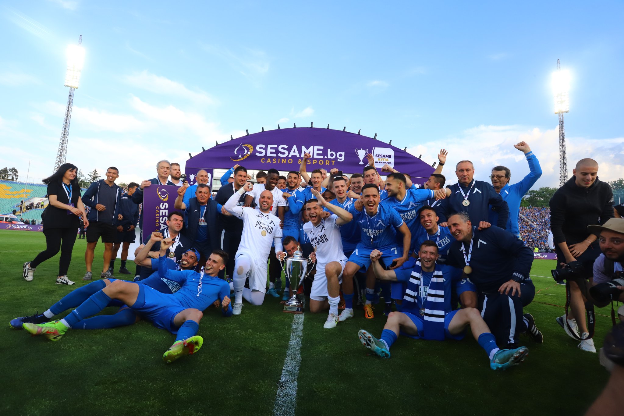 Триумфът на Левски в снимки width=