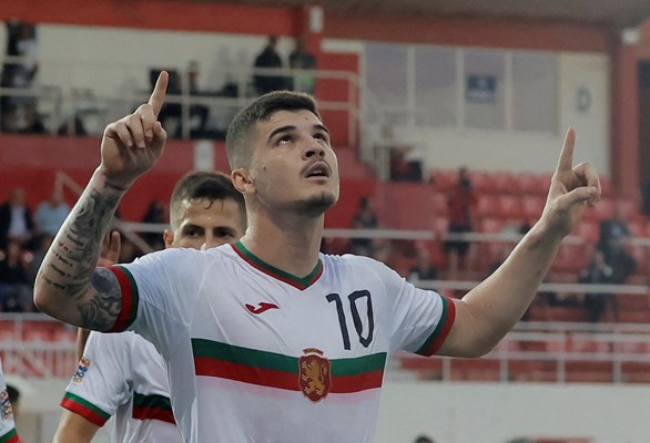 Български национал с първи гол в Латвия