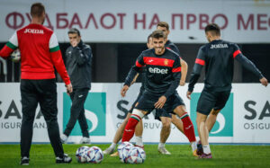 България проведе тренировка на  стадион „Тоше Проески“