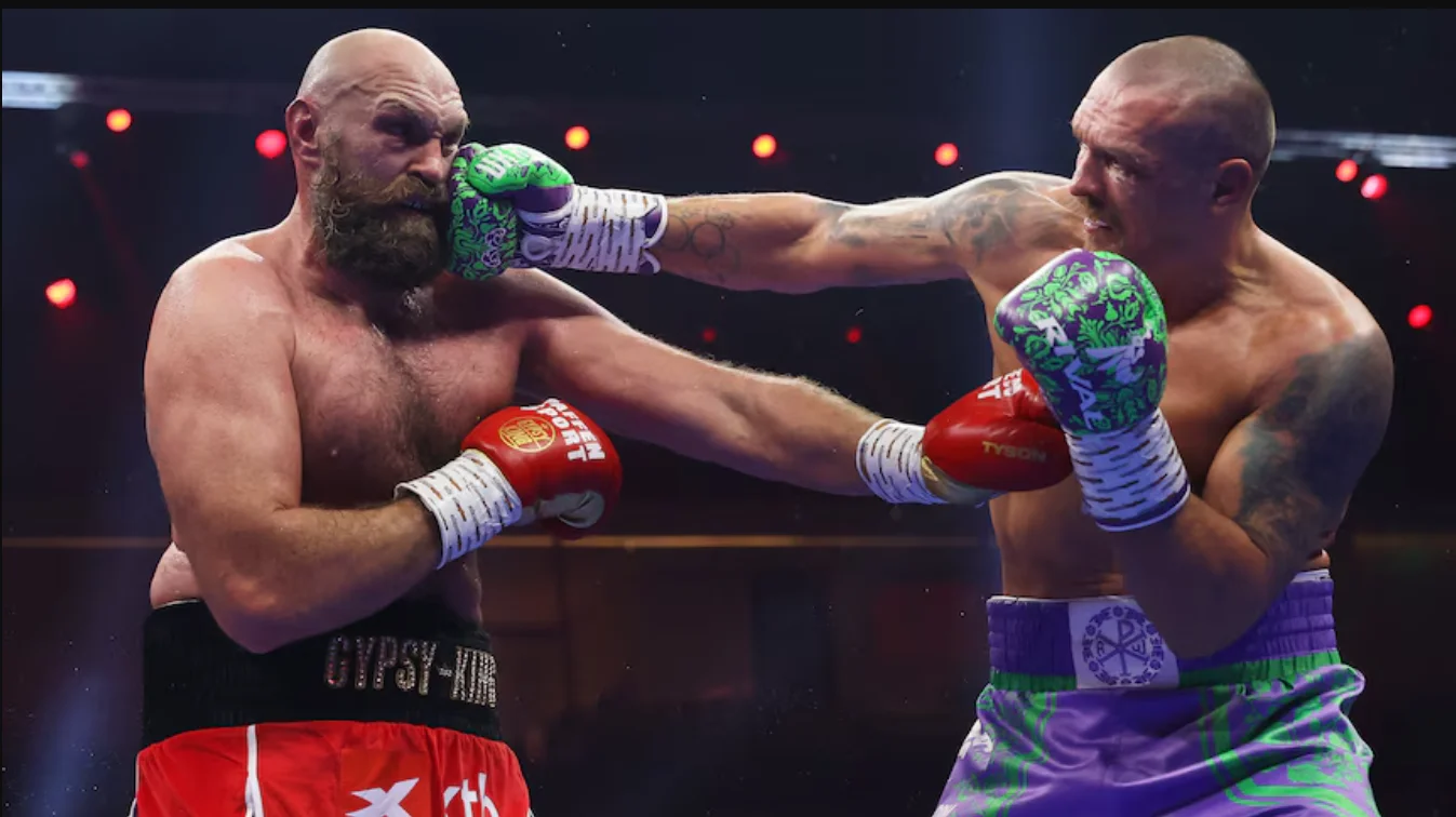 usyk fury fight shot