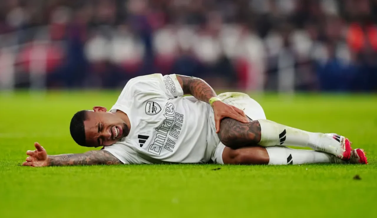 gabriel jesus arsenal injury