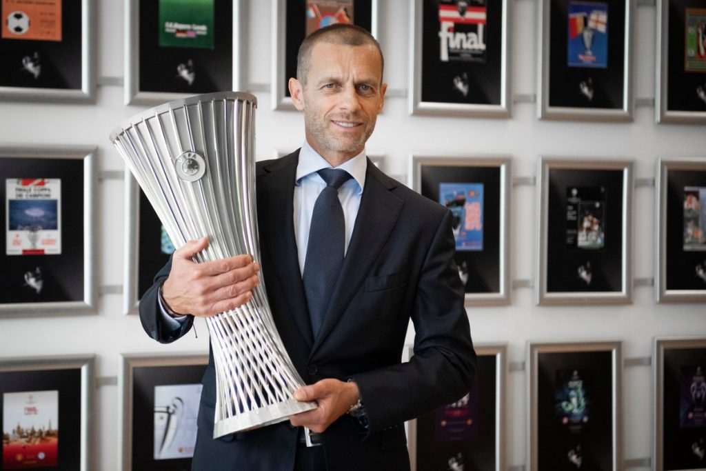 УЕФА показа трофея от новия европейски турнир