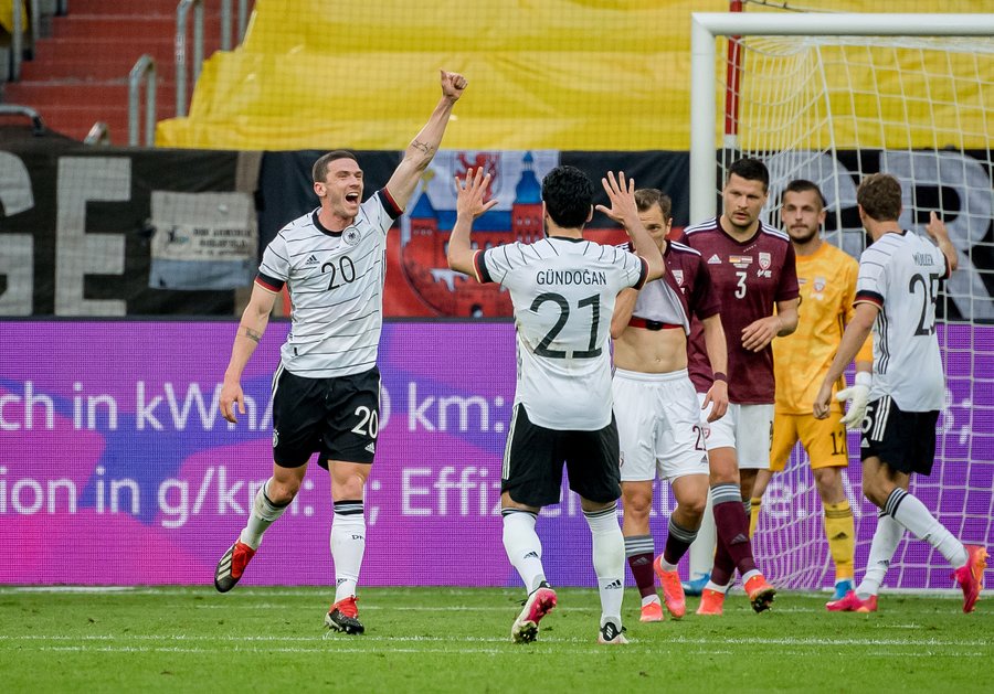 Германският експрес стресна конкуренцията – 7:1 срещу Латвия!