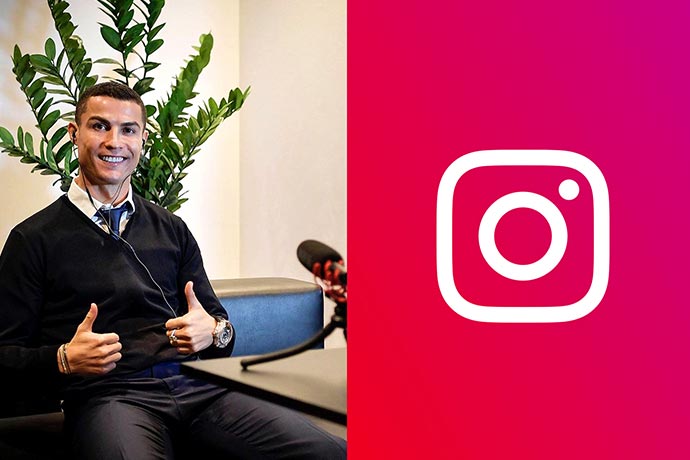 Роналдо счупи рекорд в Instagram