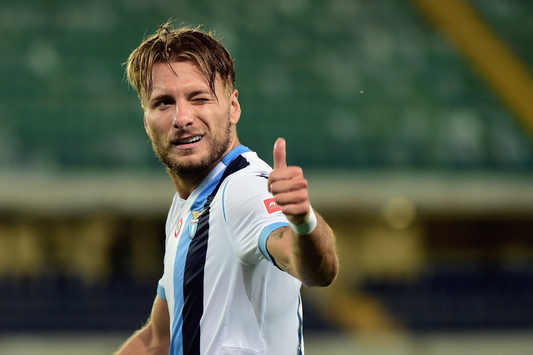 Лацио победи Бреша и остава в борбата за 2-рото място width=