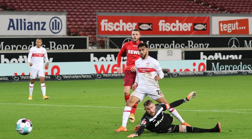 Щутгарт взе само точка от закъсалия Кьолн