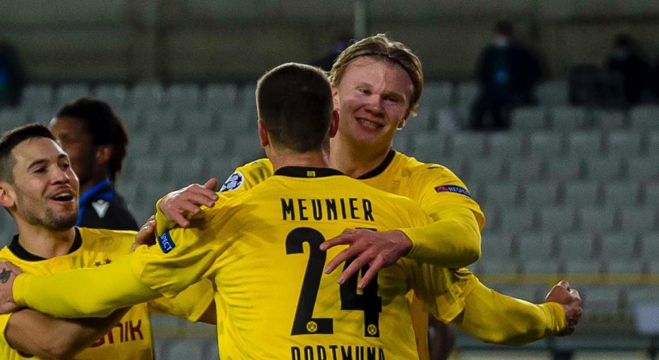 Холанд няма спирка, вкара два и на Брюж width=