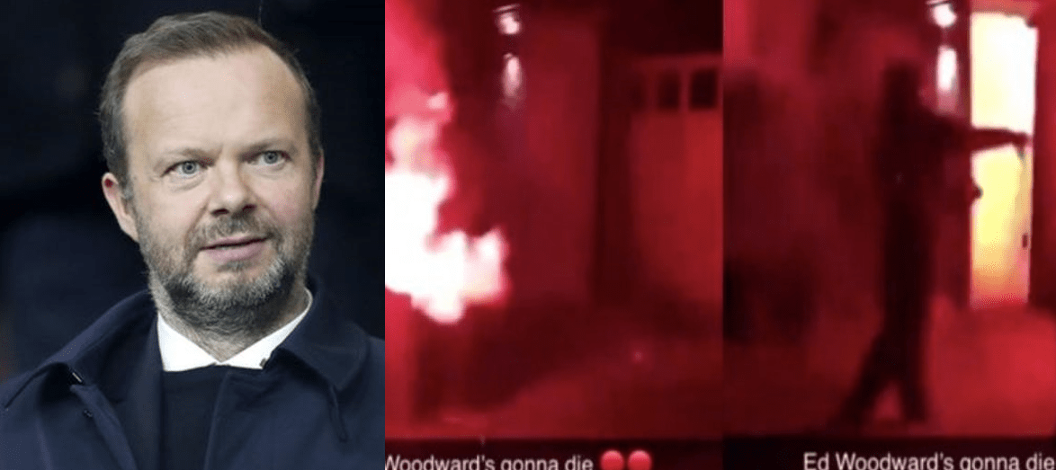 Гневни фенове на Манчестър Юнайтед атакуваха с факли дома на Ед Удуърд СНИМКА и ВИДЕО width=