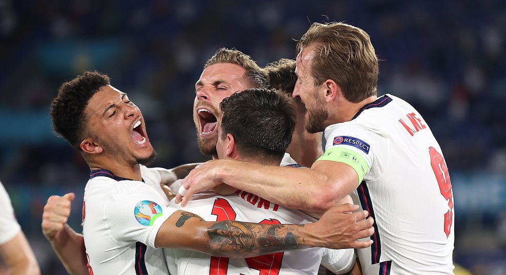 Англия смачка Украйна по пътя си към полуфиналите на Евро 2020