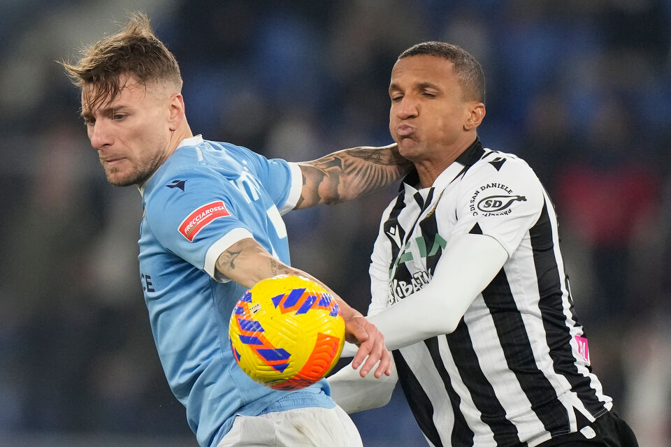 Лацио на 1/4-финал след измъчена победа над Удинезе