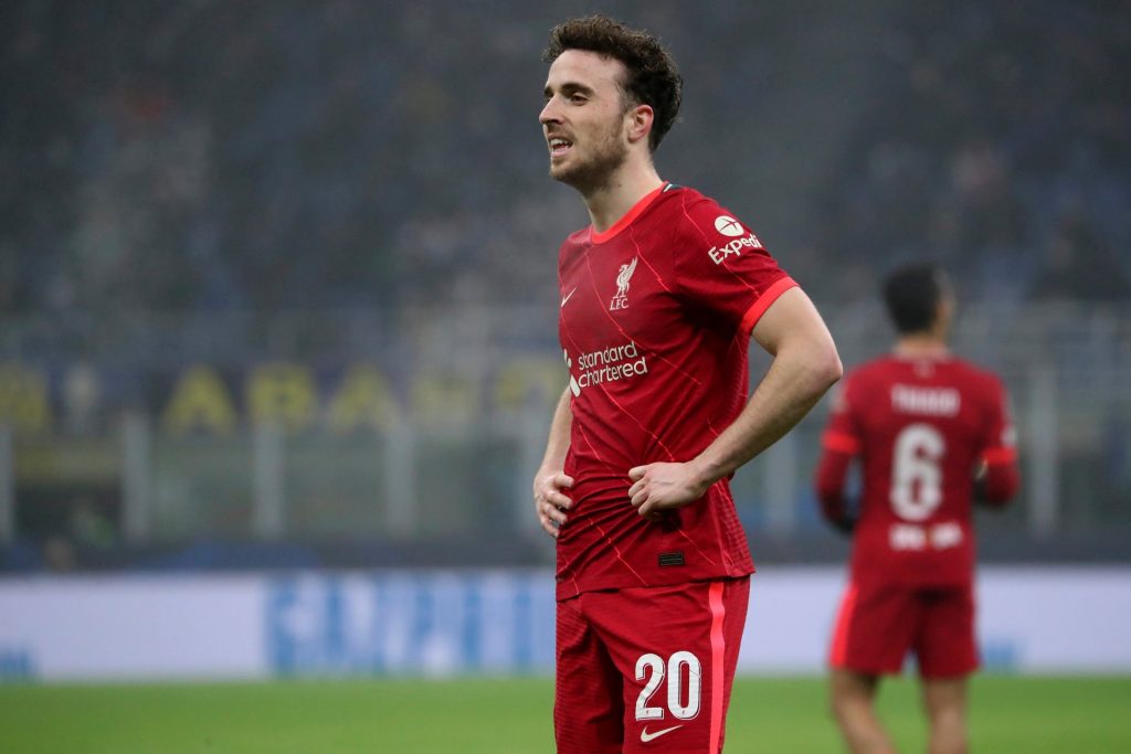 Диого Жота с контузия след мача с Интер