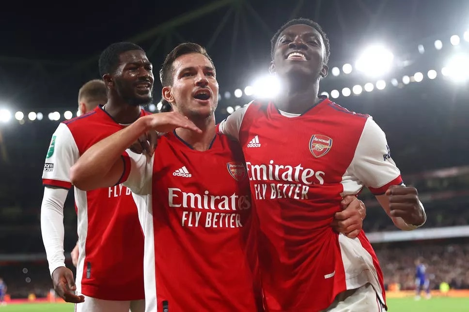 Еди Нкетия доближи Арсенал до класиране в Шампионска лига width=