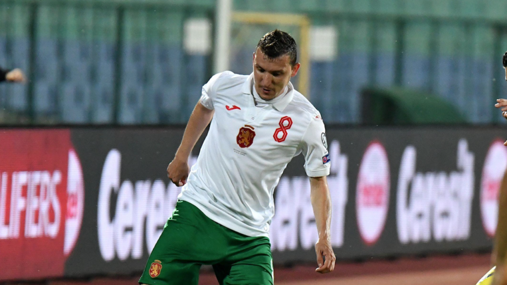 Феновете в Грузия с жест на подкрепа към Неделев