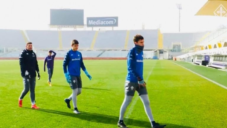 Преминал през Фиорентина вече тренира с Левски