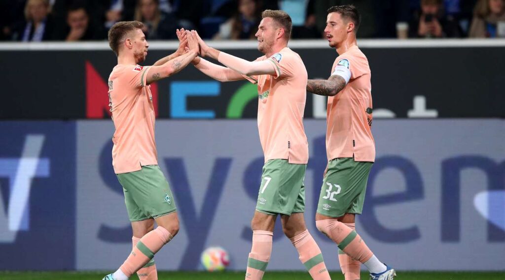 Дузпа в края срещу Хофенхайм прати Вердер Бремен в топ 4