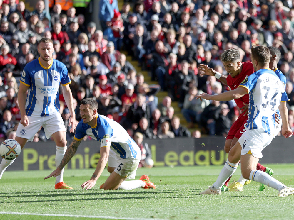 Ливърпул и Брайтън не излъчиха победител в зрелище на “Анфийлд”